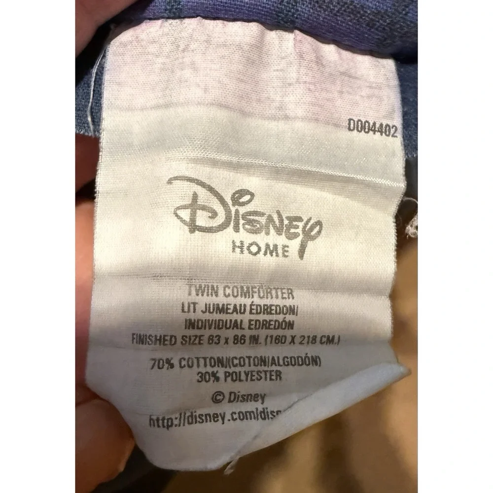 Vintage Disney Home Lilo‎ & Stitch Twin Comforter 1990s  63x86 Reversible